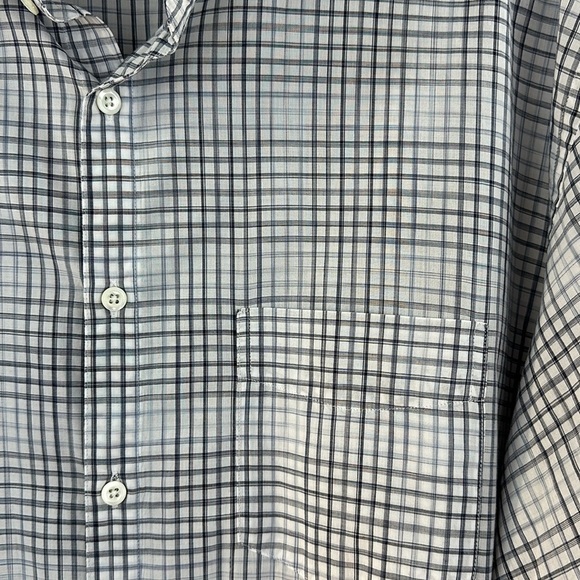 Billy Reid Long Sleeve Checkered Button Down Shirt - Picture 4 of 7